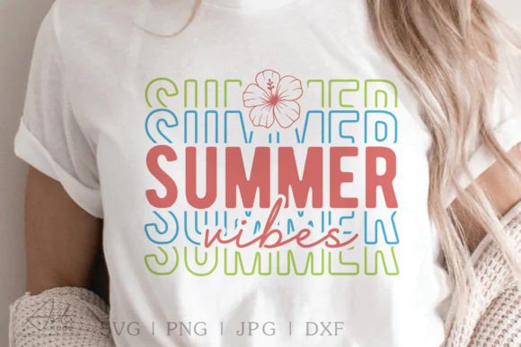 Summer Vibes SVG, Summer Shirt Design: Turning Digital Files into Real-World Joy