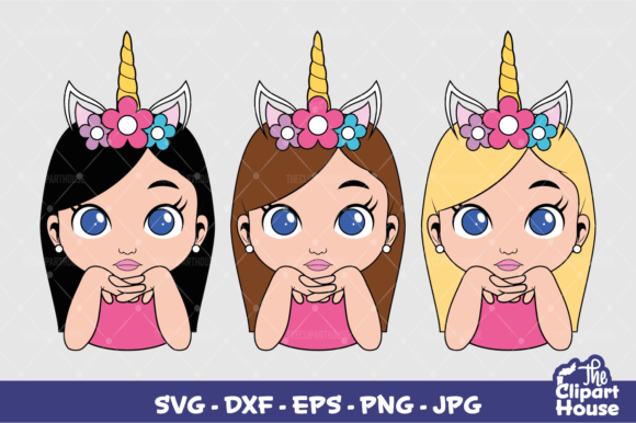 Unicorn Girl: A Versatile Design for Creatives