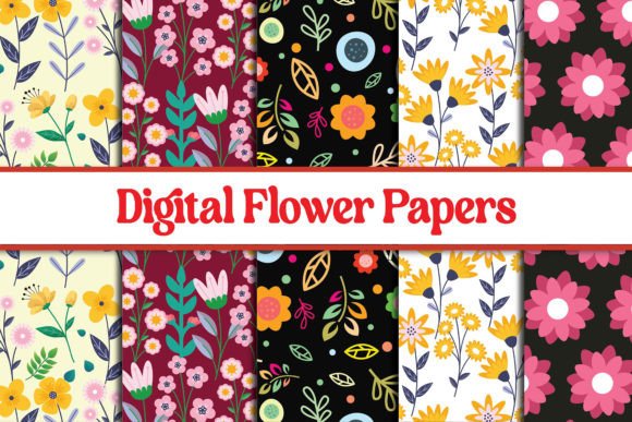 Unlock Creativity with the Ultimate Flower Background Papers Bundle