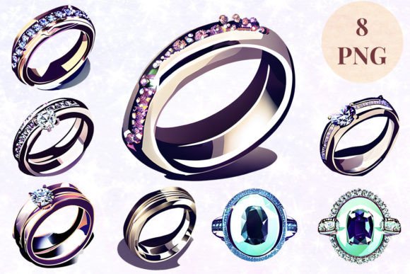 Wedding Ring 12 Clipart PNG: A Versatile Asset for Every Creative Project