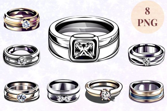 Wedding Ring 26 Clipart PNG: A Strategic Asset for Creative Workflows