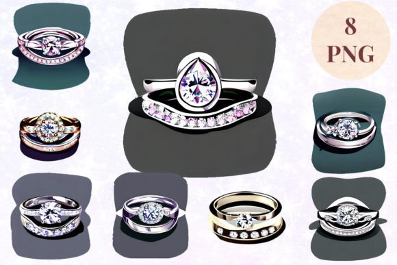 Wedding Ring 68 Clipart PNG: A Versatile Asset for Modern Creative Projects